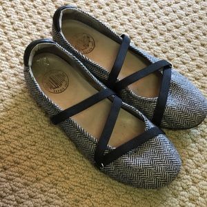 Palladium strappy flats size 9.5